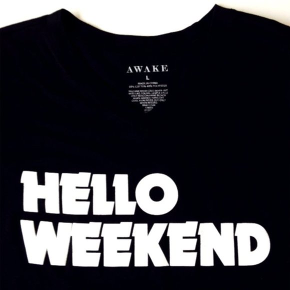 Awake "Hello Weekend" Tee - Picture 2 of 3